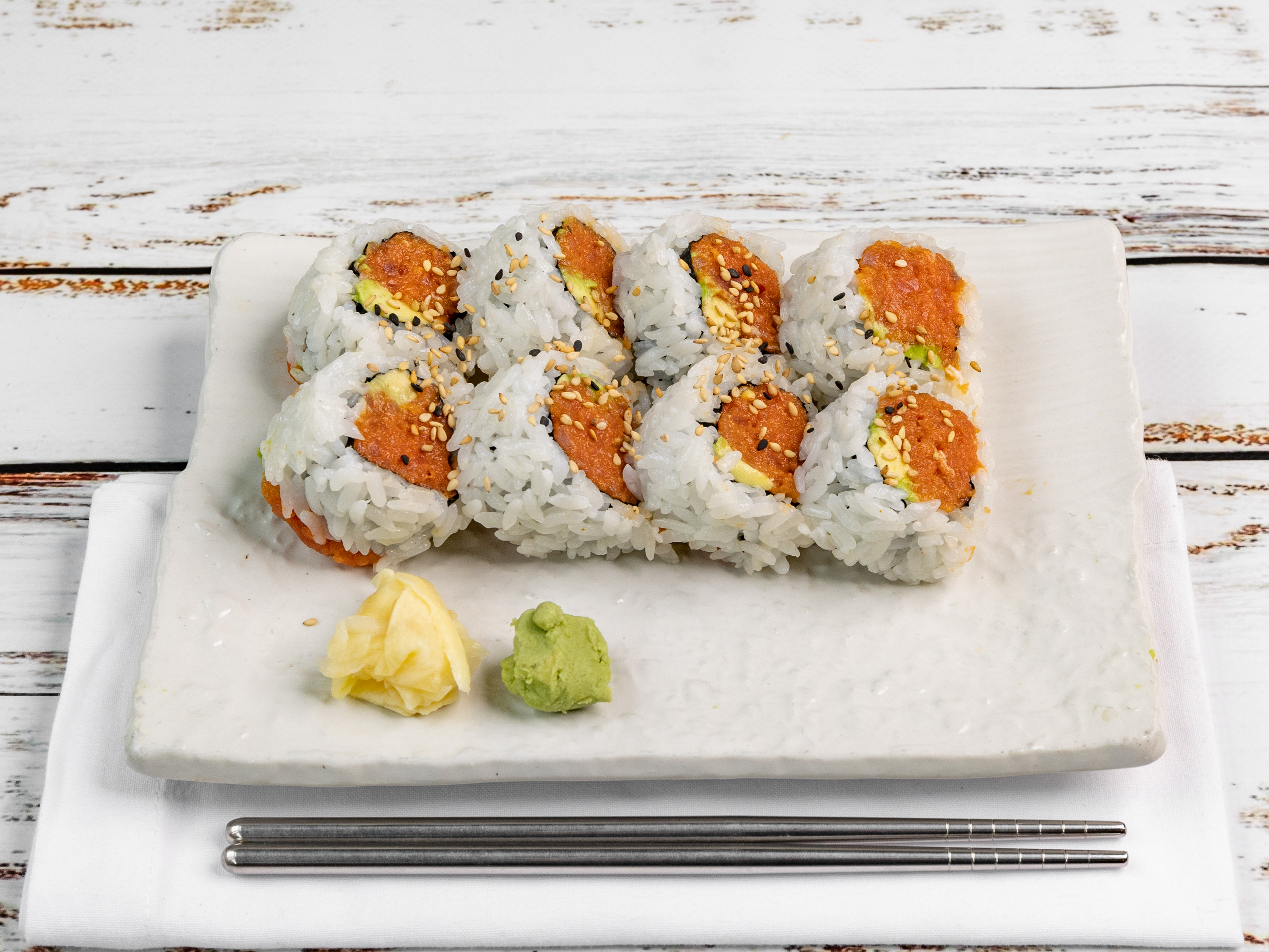 Order 2. Spicy Tuna Roll food online from Toyo Sushi & Roll store, Anaheim on bringmethat.com