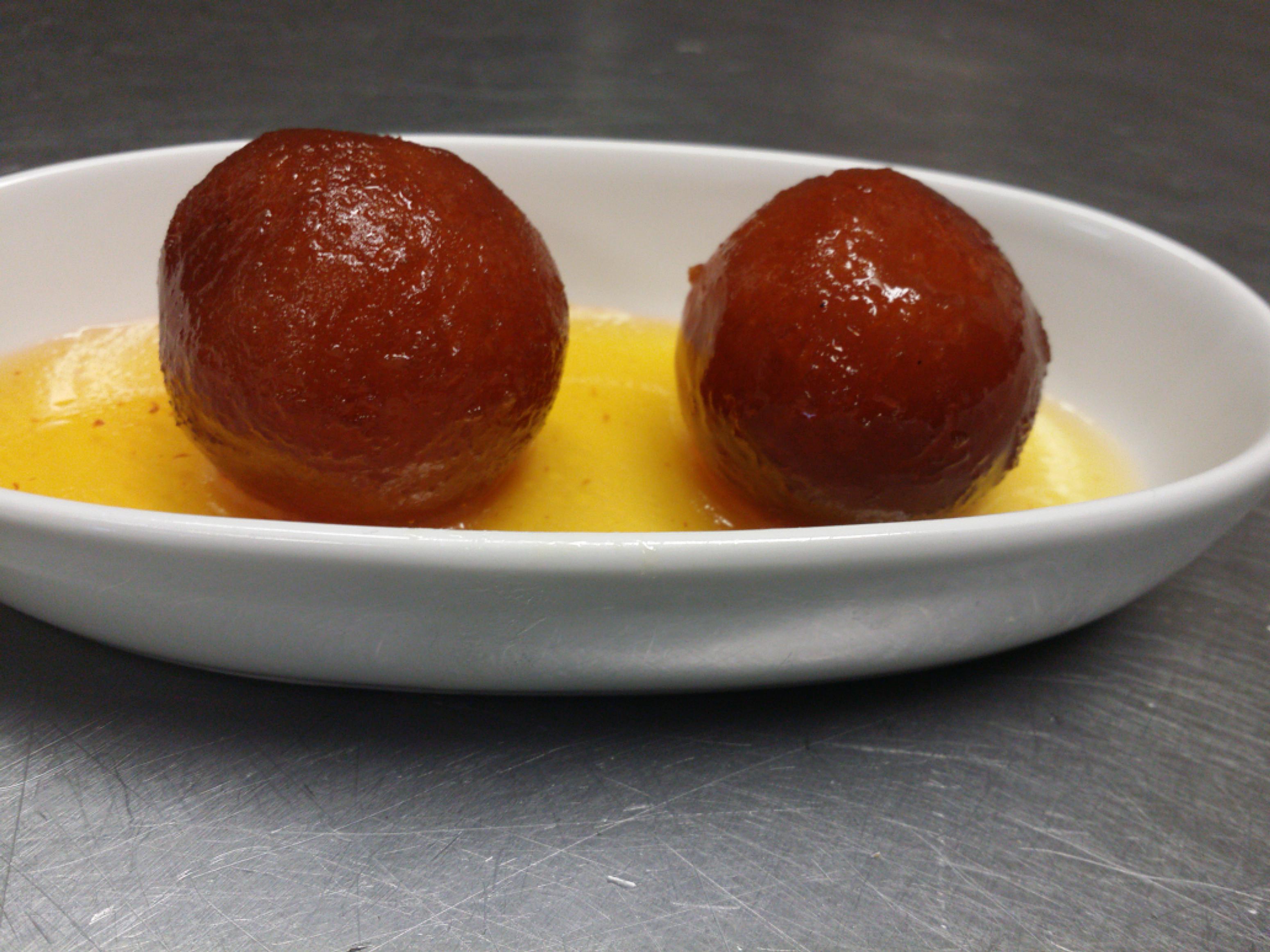 Order Gulab Jamun (Subjected to availability) food online from Persis Biryani & Indian Grill store, Hamilton on bringmethat.com