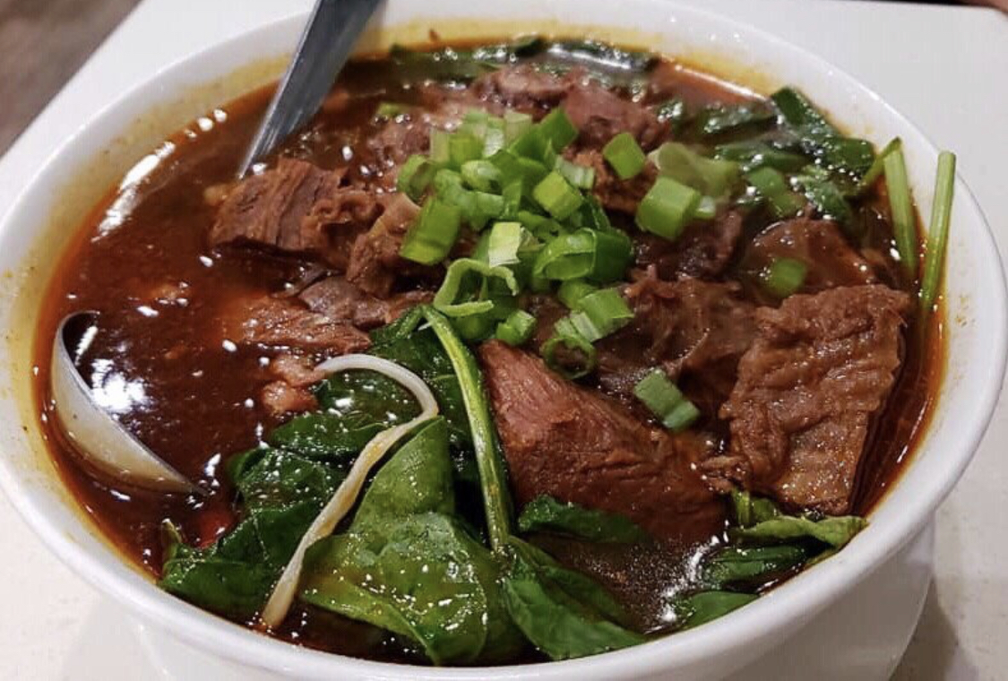 Order 115. Spicy Beef Noodles Soup food online from Jiang Nan Spring store, Alhambra on bringmethat.com