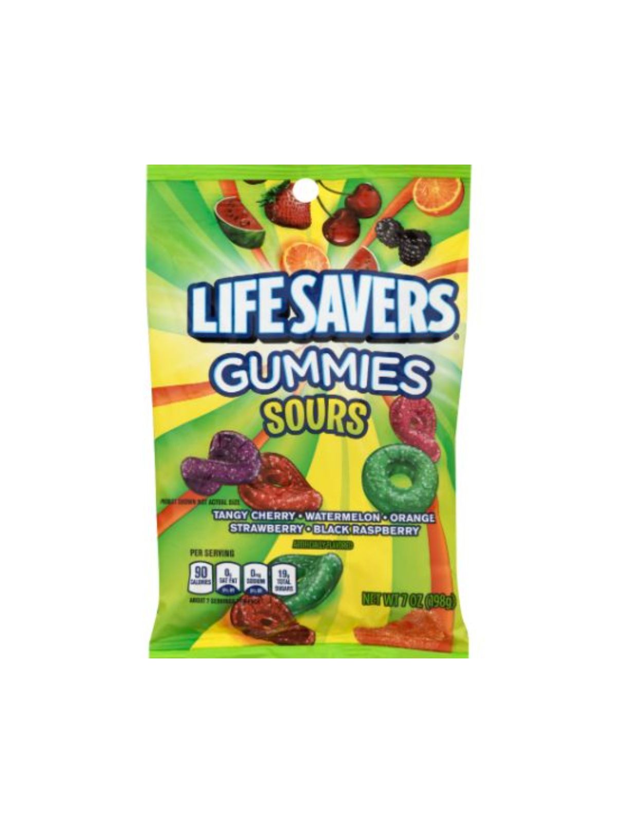 Order Life Savers Gummies Sours (7 oz) food online from Stock-Up Mart store, Marietta on bringmethat.com