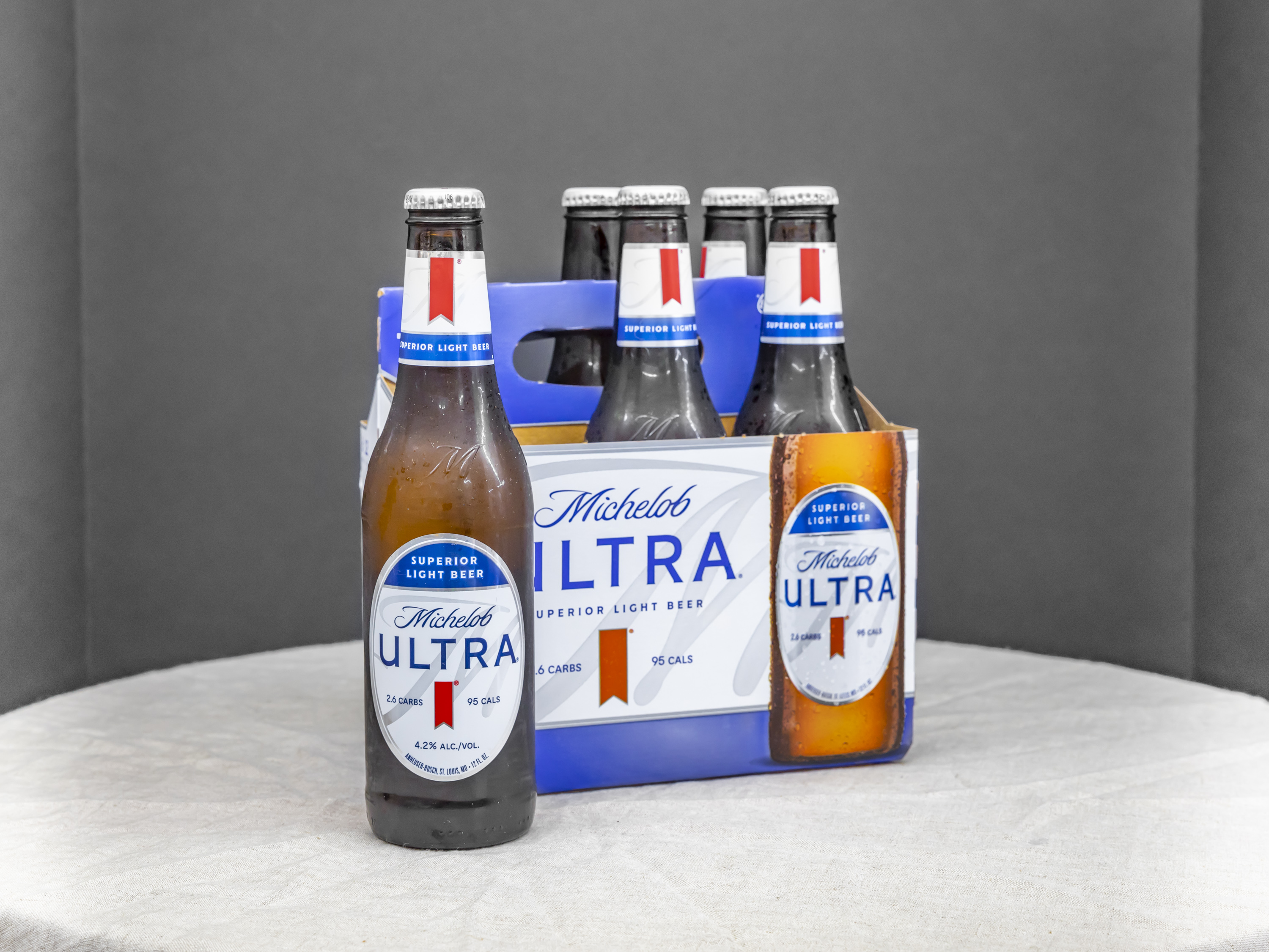 Order Michelob Ultra 6 Pack Bottles food online from Bistro Liquor store, Huntington Beach on bringmethat.com