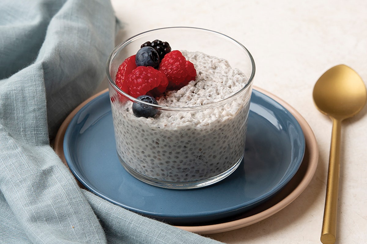 Order Coconut Chia Pudding food online from Kin & Co. Comfort Kitchen store, Boulder on bringmethat.com