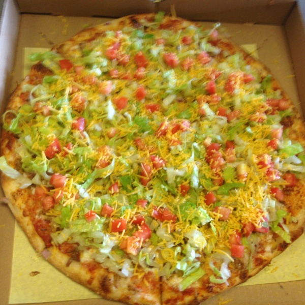 Order Omaha Taco Pizza food online from Blackstone Pizza store, San Marcos on bringmethat.com