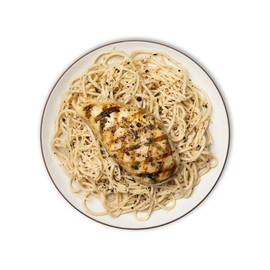 Order (Large) Cacio e Pepe with Rosemary Chicken food online from Snap Kitchen store, Dallas on bringmethat.com
