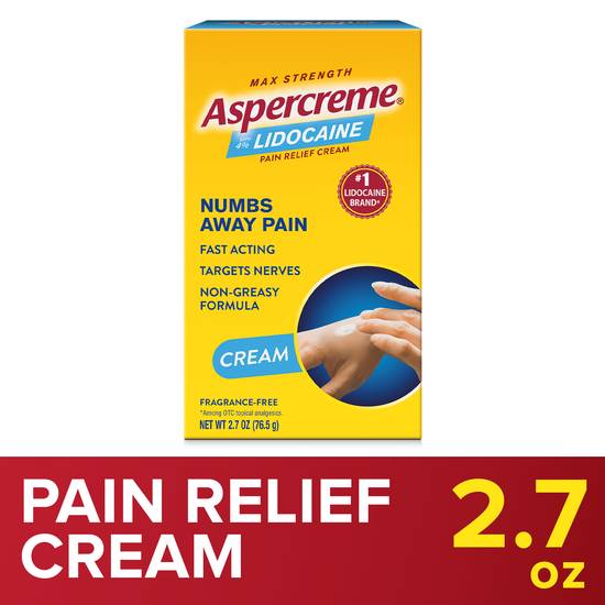 Order Aspercreme Lidocaine 4% (2.7 oz) food online from Rite Aid store, CONCORD on bringmethat.com