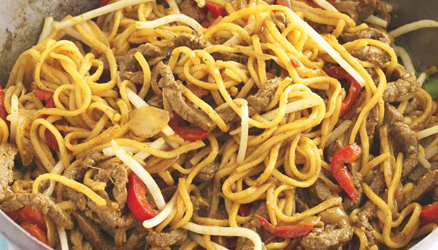 Order Beef Singapore Noodles - 602 food online from Kirin Hot store, Lancaster on bringmethat.com