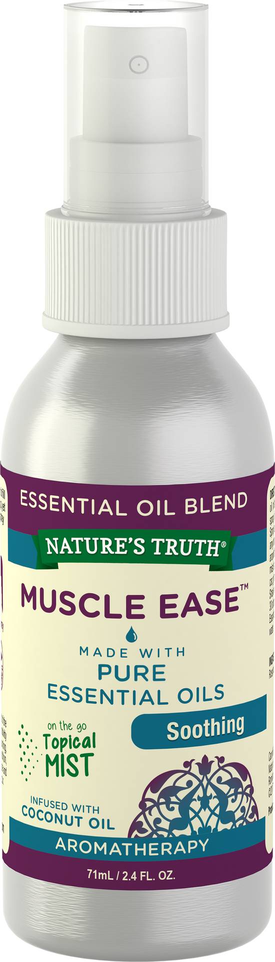 Order Nature's Truth Muscle Ease Mist Spray (2.4 oz) food online from Rite Aid store, Palm Desert on bringmethat.com