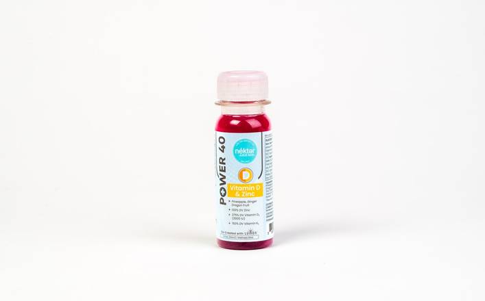 Order Vitamin D and Zinc Shot Power 40 (Bottled) food online from Bar Louie store, Tempe on bringmethat.com
