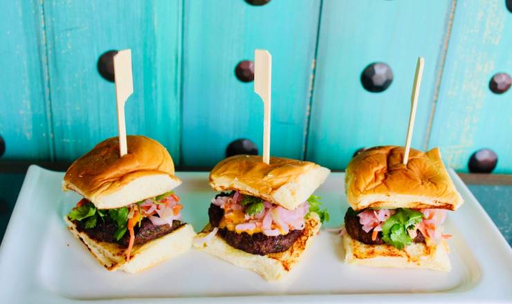 Order Banh Mi Beef Sliders, Traditional Style food online from Starfish store, Laguna Beach on bringmethat.com