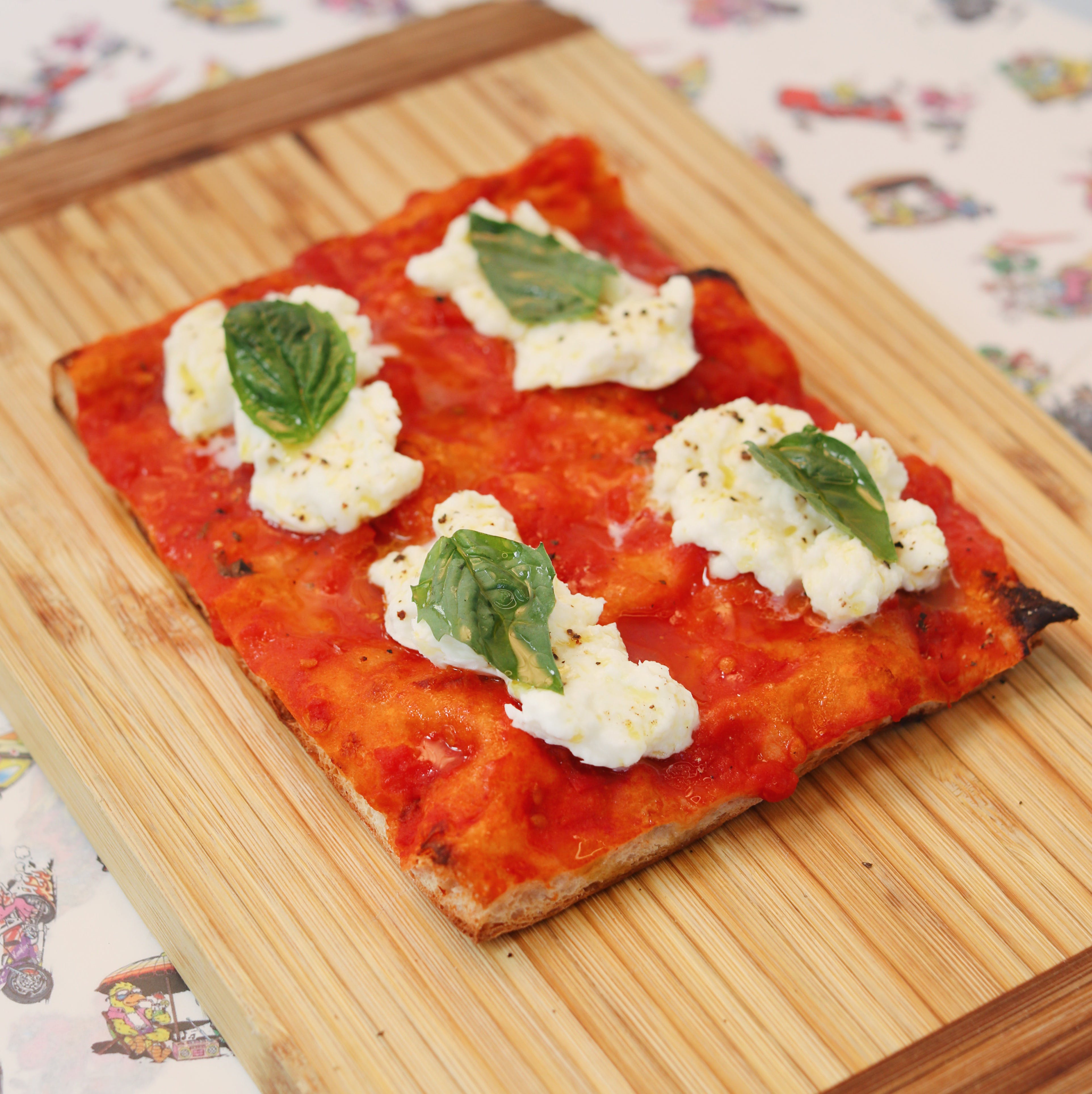 Order Margherita Pizza Slice - Slice food online from Chill Since 93 store, Los Angeles on bringmethat.com