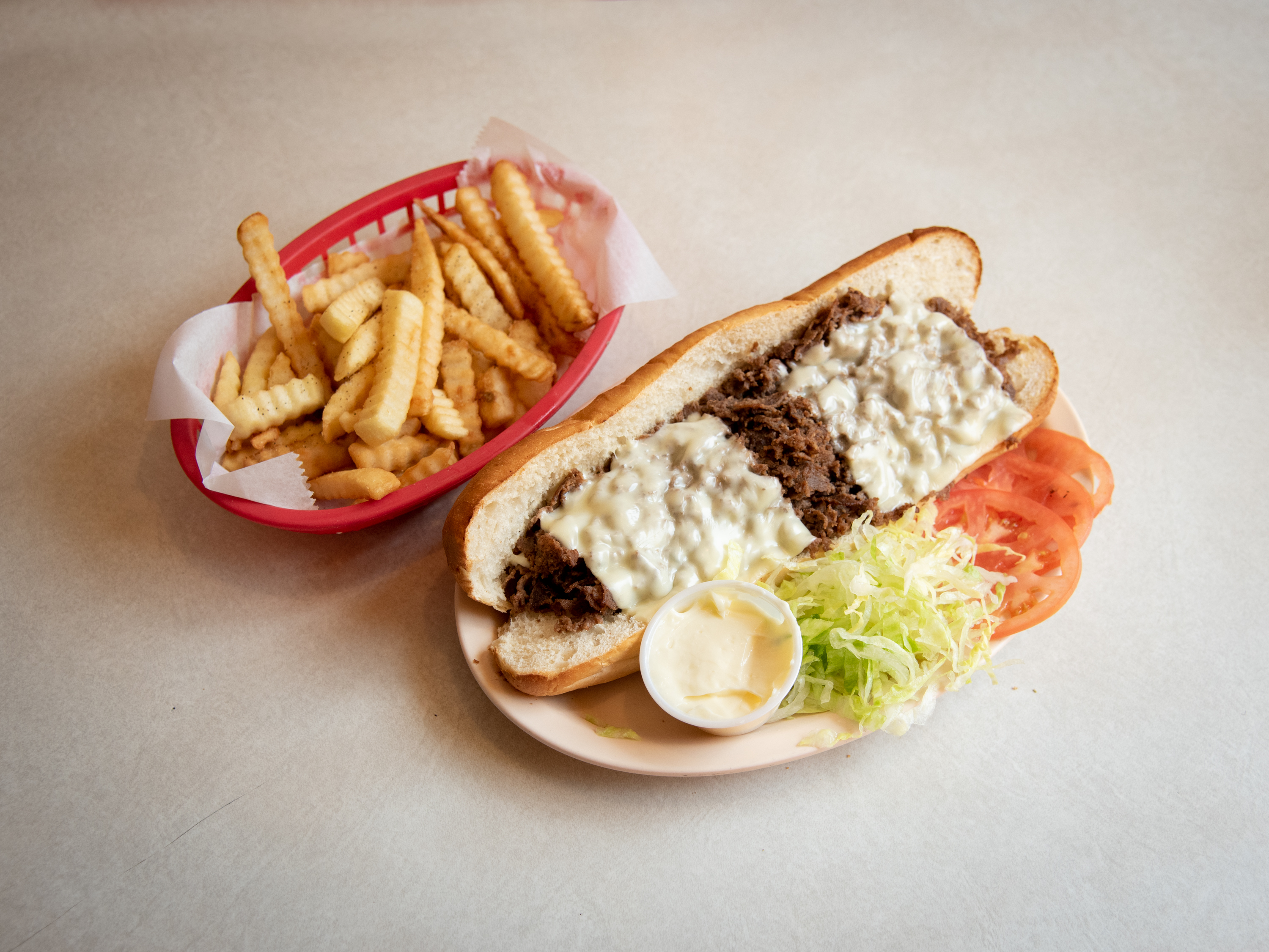 Order Steak and Cheese Sub food online from New York Pizza store, Greensboro on bringmethat.com