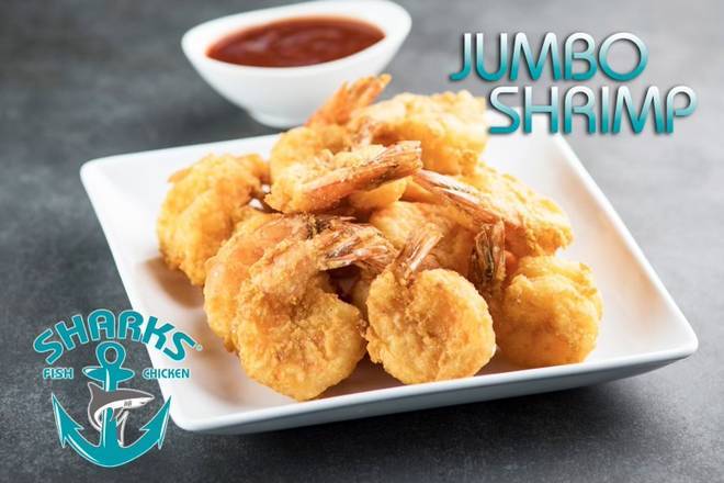 Order Jumbo Shrimp food online from Sharks Fish & Chicken store, Bridgeview on bringmethat.com