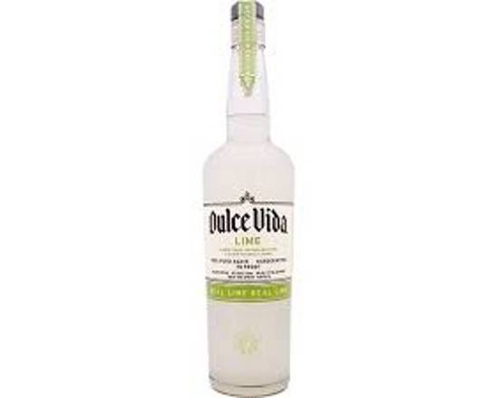 Order Dulce vida Lime Tequila 750 ml 35% food online from Pit Stop Liquor Mart store, El Monte on bringmethat.com