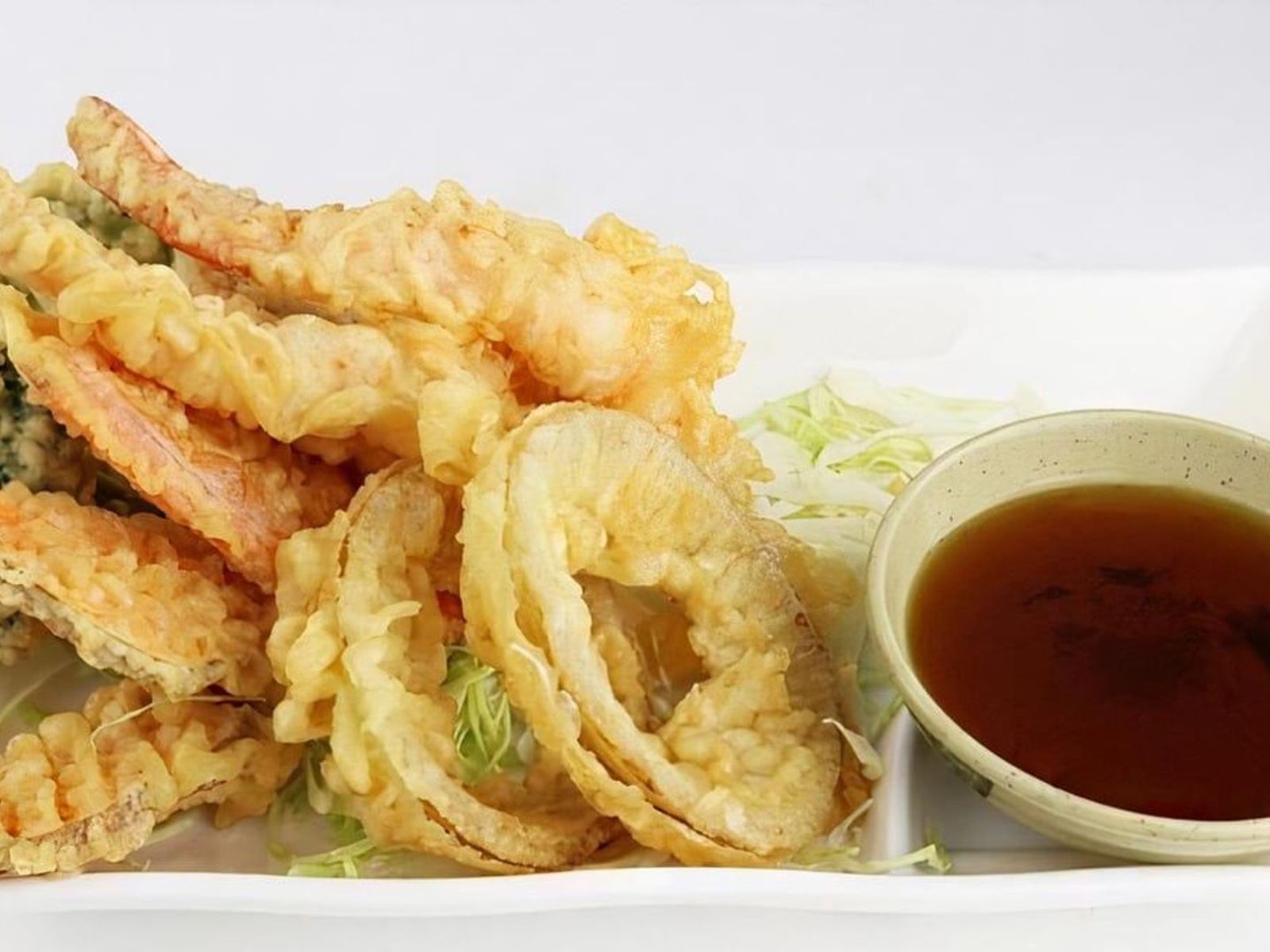 Order Tempura Veg. & Shrimp (18) food online from Momiji store, Portland on bringmethat.com
