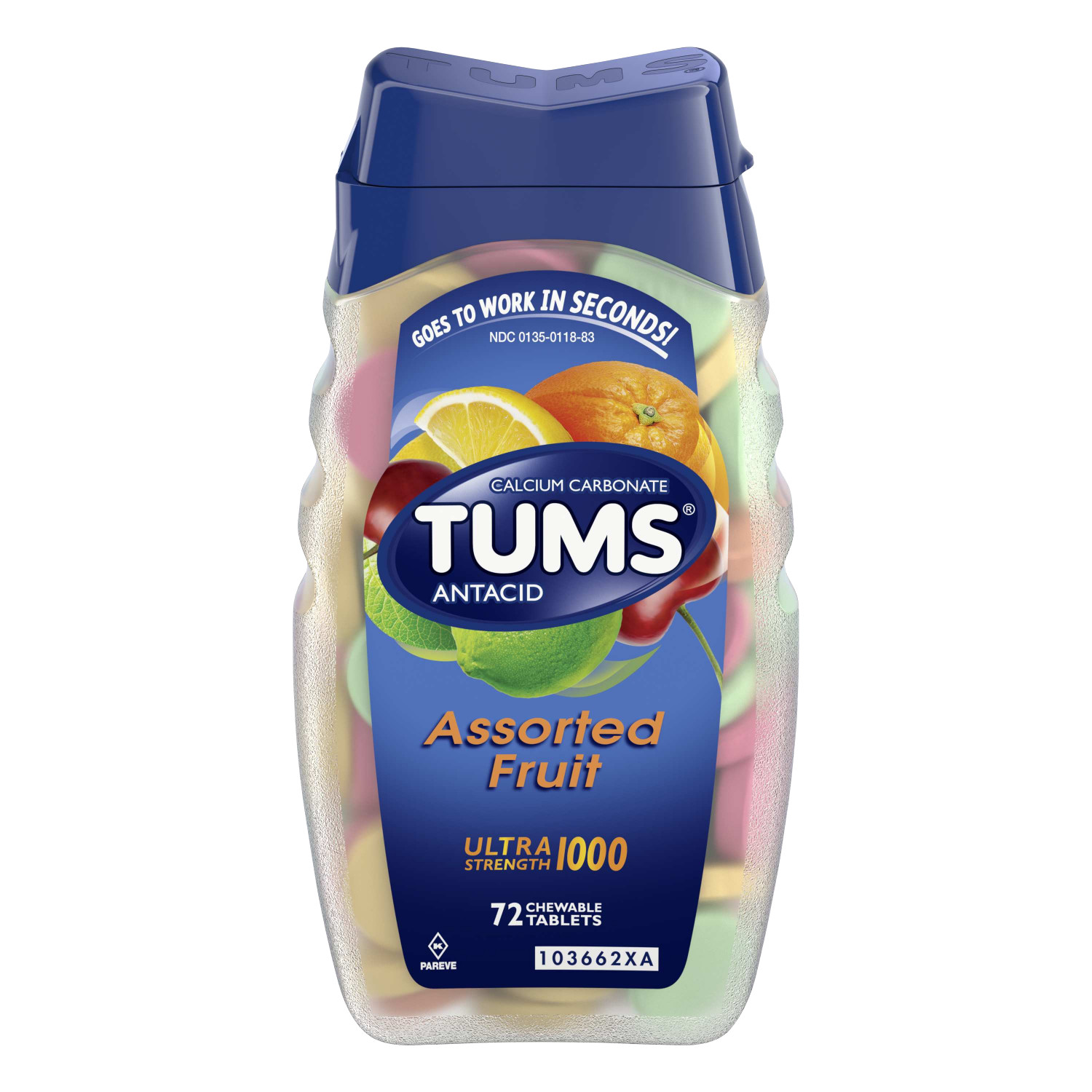 Order TUMS Ultra Strength Chewable Antacid Tablets for Heartburn Relief food online from Rite Aid store, SUFFOLK on bringmethat.com