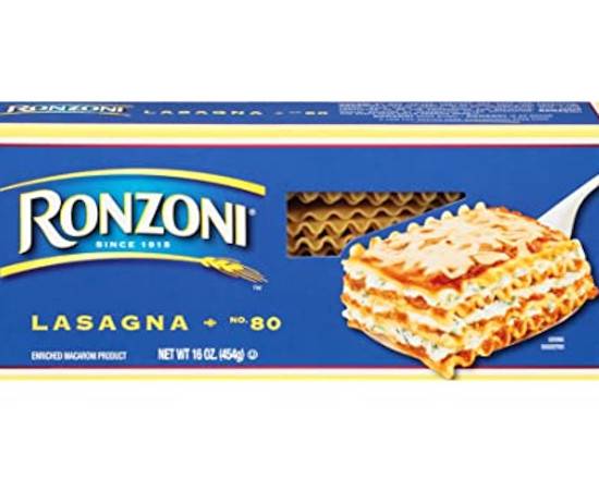 Order Ronzoni Lasagna (16 oz) food online from Ctown Supermarkets store, Uniondale on bringmethat.com