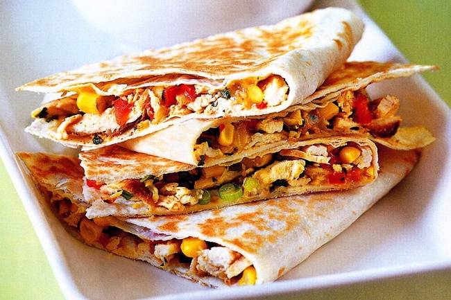 Order Chicken Quesadilla food online from Freddy Wings & Wraps store, Wilmington on bringmethat.com
