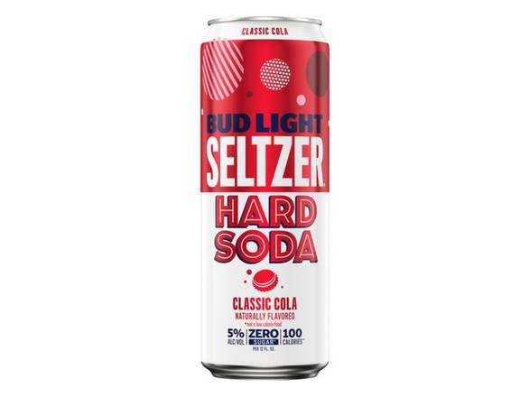 Order Bud Light Seltzer Classic Cola Hard Soda - 25oz Can food online from Garfield's Beverage Warehouse store, Chicago on bringmethat.com