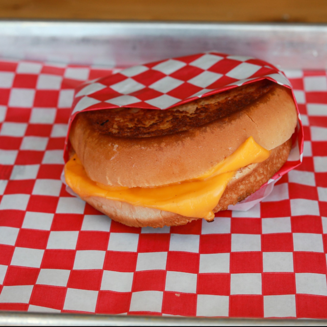 Order Grilled Cheese Sandwich food online from Biggie Burgers store, San Diego on bringmethat.com
