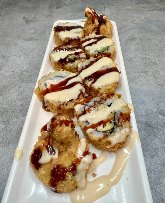 Order Double Crunchy Roll food online from J Sushi store, Corona on bringmethat.com