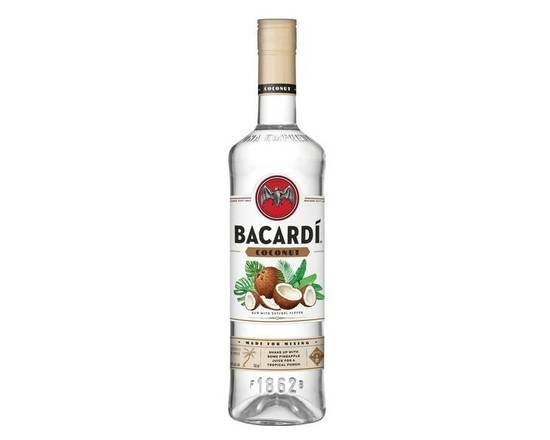 Order Bacardi Coconut, 1L rum (40.0% ABV) food online from NEWBRIDGE WINES & SPIRITS CORP store, Levittown on bringmethat.com