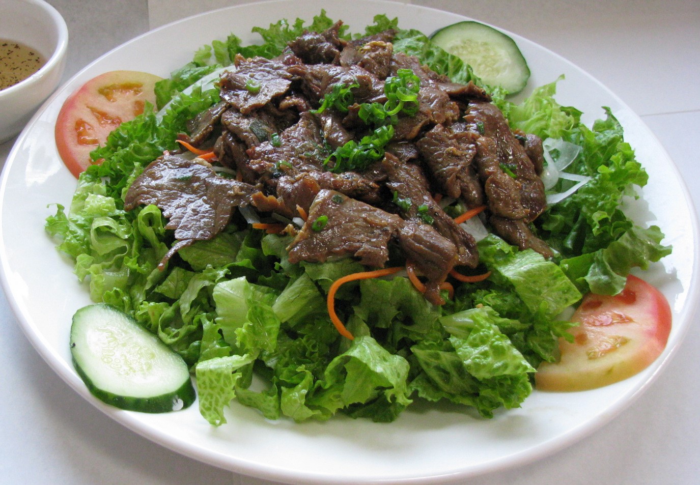 Order A09. Salad with BBQ Meat food online from Pho Daily store, Long Beach on bringmethat.com