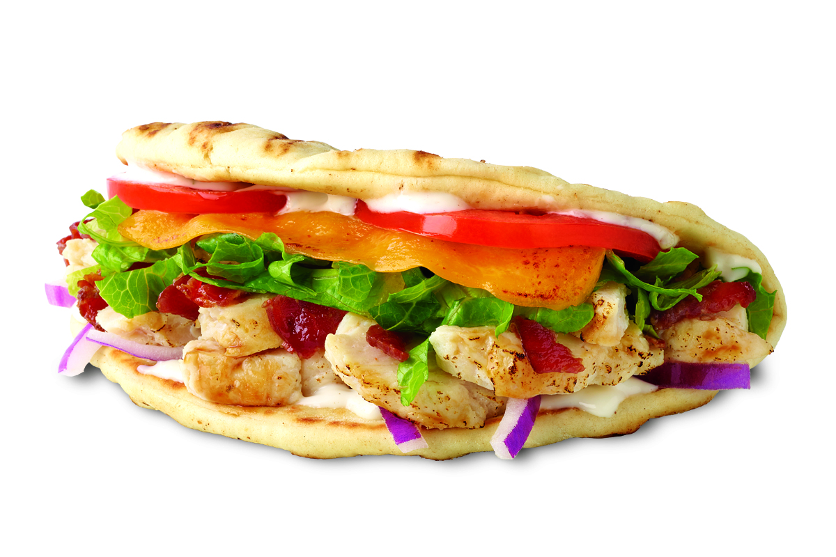 Order Mesquite Chicken Flatbread food online from Quiznos Sub store, Chicago on bringmethat.com