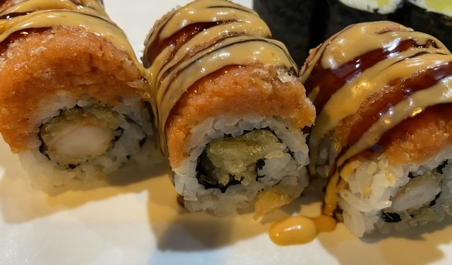 Order Fried Dragon Roll food online from Chop Kitchen store, Marion on bringmethat.com