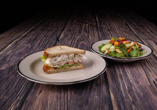 Order Salad and 1/2 Sandwich Combo food online from House of Pies store, Los Angeles on bringmethat.com