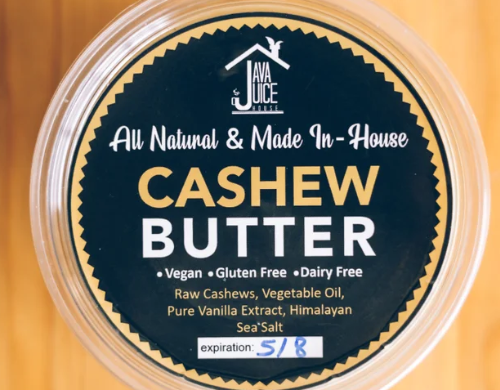 Order Cashew Butter food online from Java Juice House store, Johnson City on bringmethat.com
