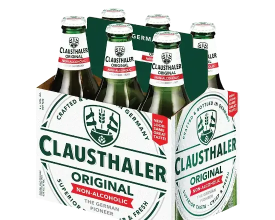 Order Clausthaler Non-Alcoholic Beer 6pk-12oz Btls food online from Sousa Wines & Liquors store, Mountain View on bringmethat.com