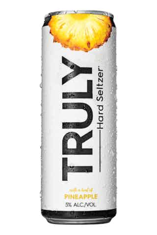 Order Truly Hard Seltzer Pineapple Spiked and Sparkling Water food online from Friends Liquor store, San Francisco on bringmethat.com