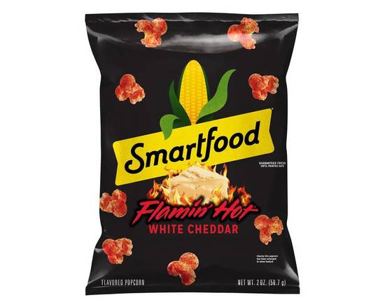 Order Smartfood Flavored Popcorn Flamin' Hot White Cheddar 2 Oz food online from Abc Discount Store store, San Diego on bringmethat.com
