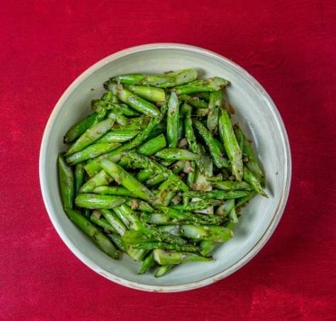 Order Szechuan Asparagus - New! food online from Chin Chin store, El Segundo on bringmethat.com