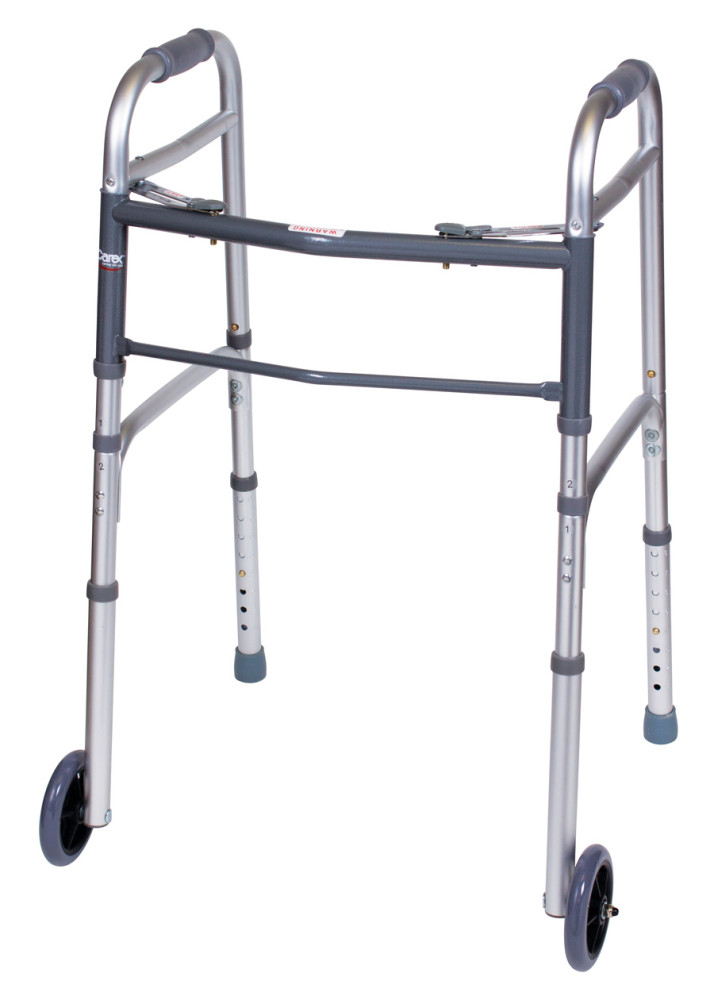 Order Carex Folding Walker with Wheels food online from Rite Aid store, PAULSBORO on bringmethat.com