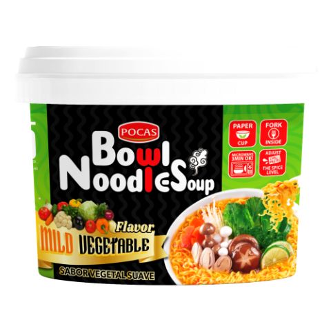 Order Pocas Bowl Noodle Soup Vegetable 3.17oz food online from 7-Eleven store, Denver on bringmethat.com