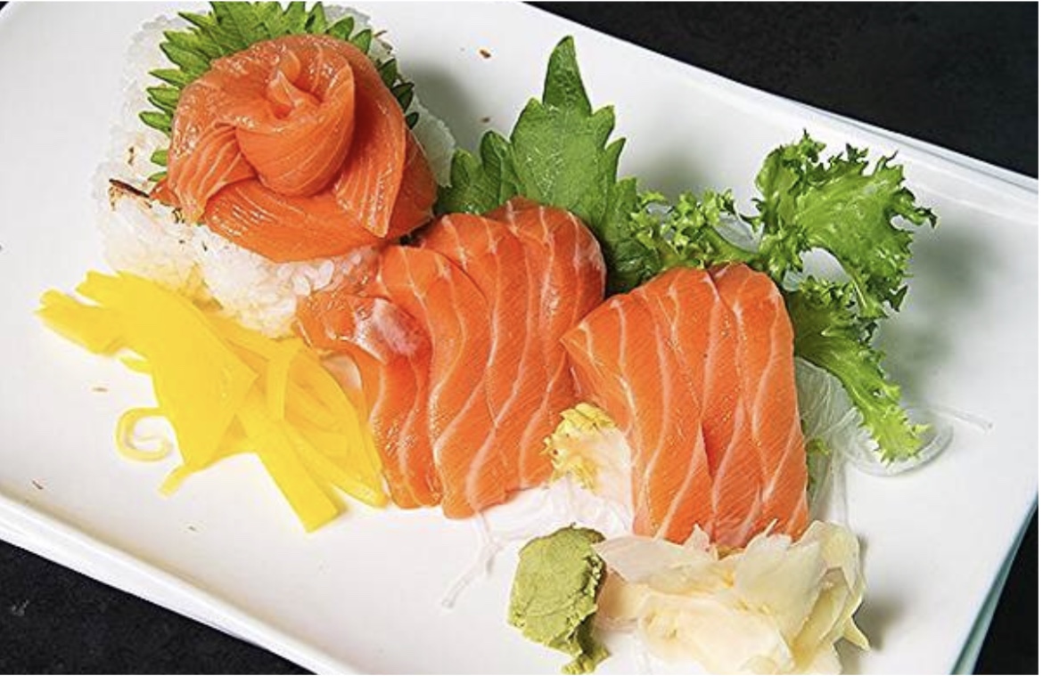 Order 57. Sake Don food online from Thai Lemongrass & Sakura Sushi store, New York on bringmethat.com