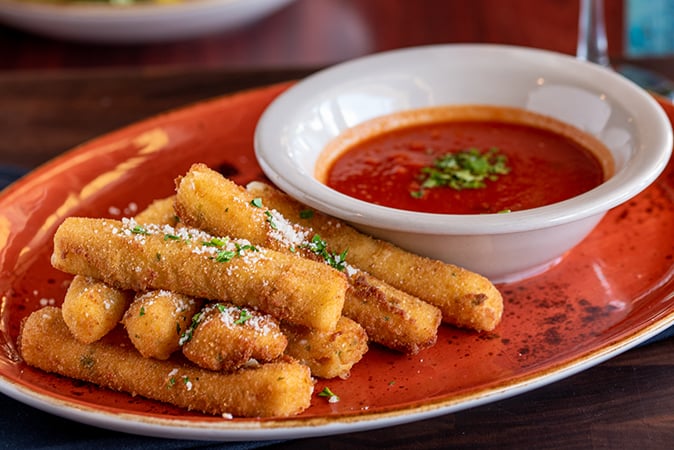 Order Mozzarella Fritti* food online from Russo Pizza store, Kingwood on bringmethat.com