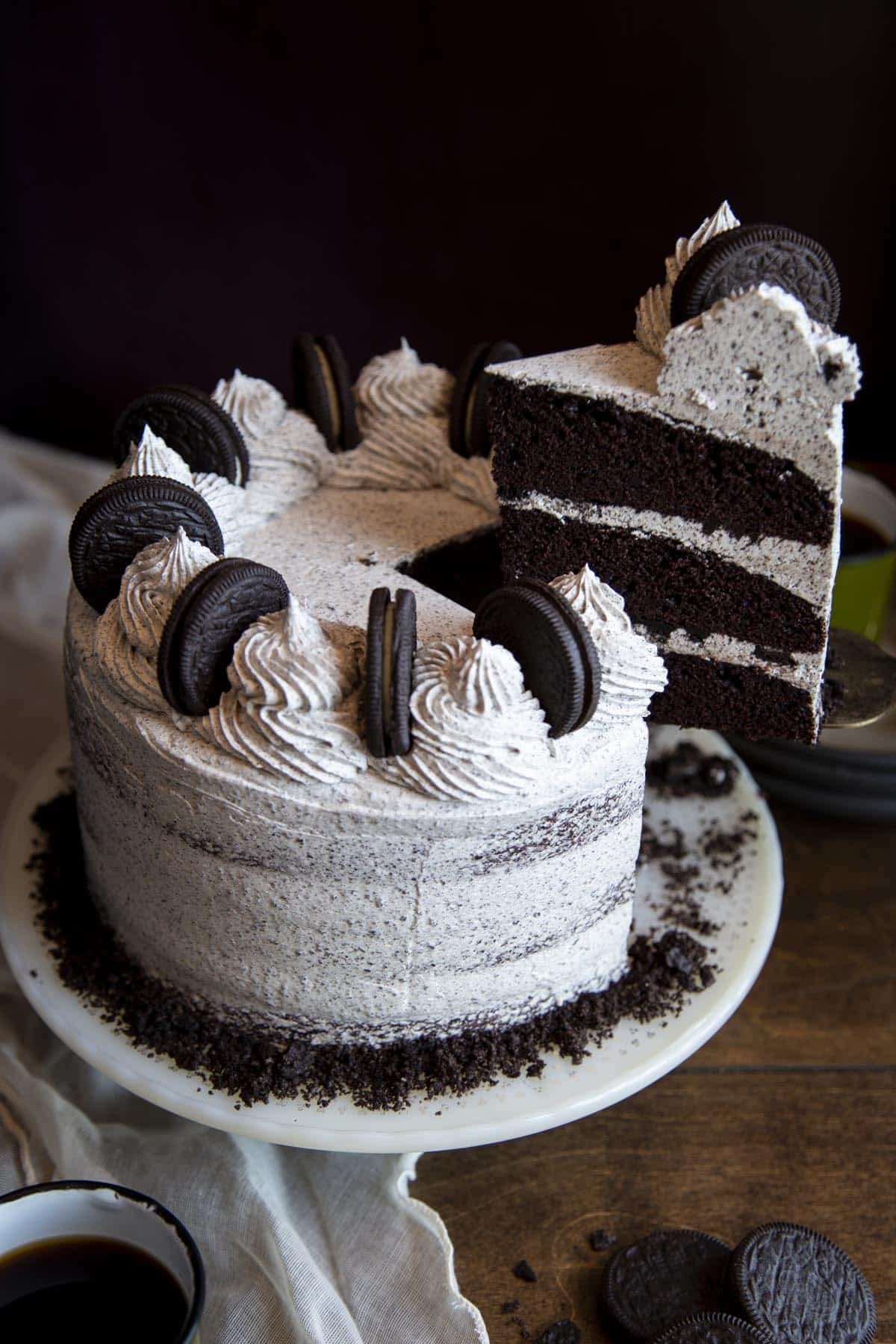 Order Oreo Cake (Housemade) food online from Waffle Street store, Troy on bringmethat.com