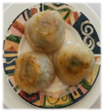 Order Pan Fried Chives Dumplings  food online from Wokano store, Philadelphia on bringmethat.com