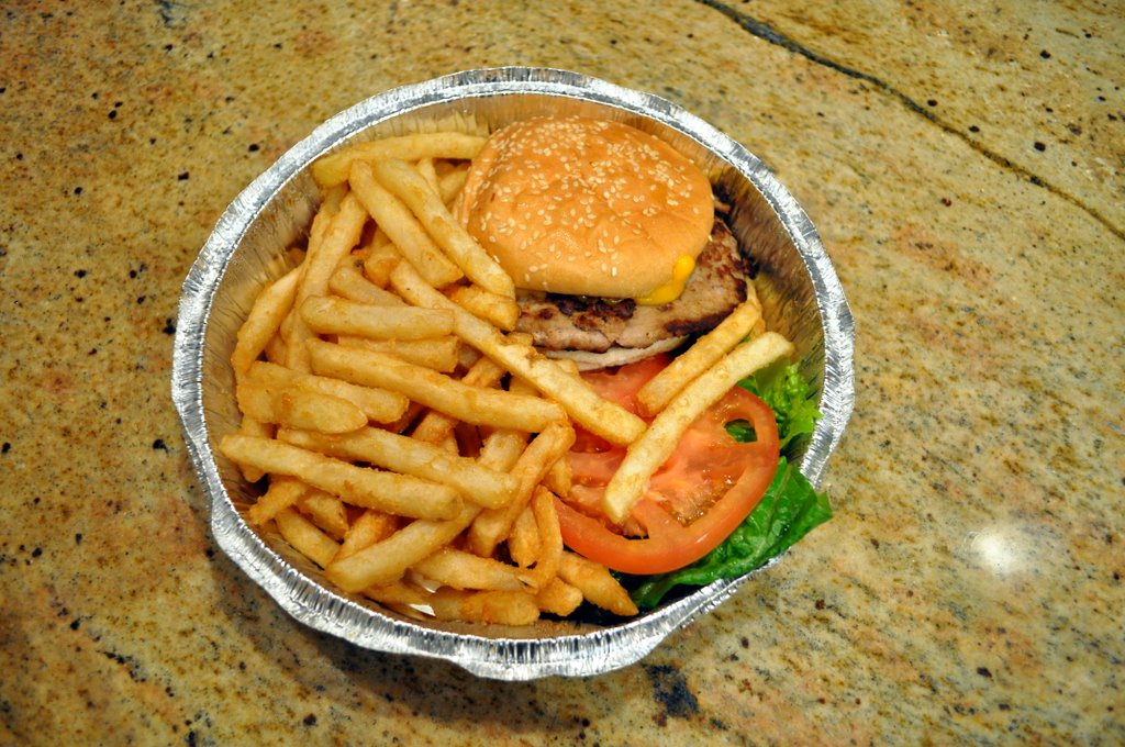 Order Turkey Burger Deluxe food online from Sutton cafe store, New York on bringmethat.com