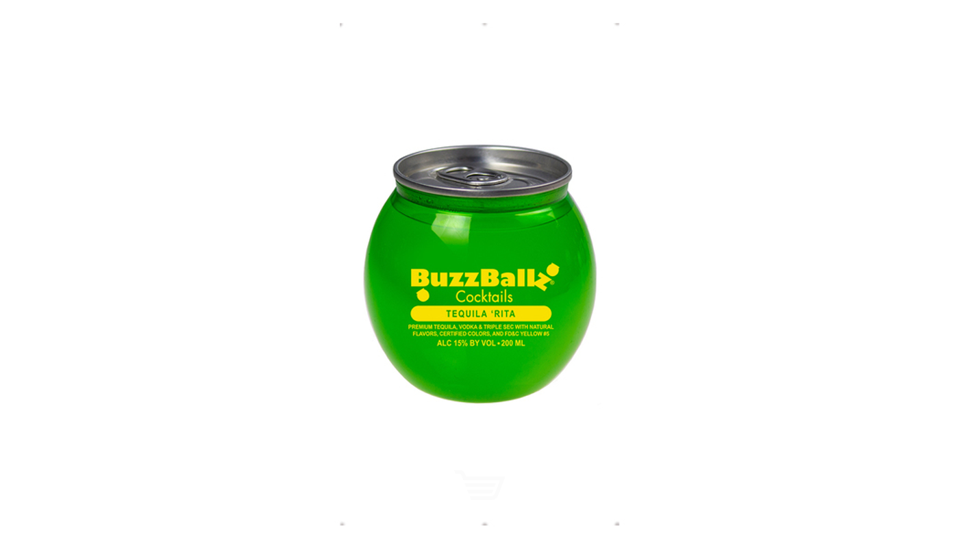 Order BuzzBallz Tequila 'Rita 200mL food online from Golden Rule Liquor store, West Hollywood on bringmethat.com