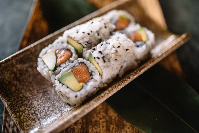 Order Salmon Avocado Roll food online from Tsunami Japanese Restaurant store, North Charleston on bringmethat.com