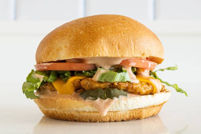 Order Deluxe Chicken food online from Meta Burger store, Boulder on bringmethat.com