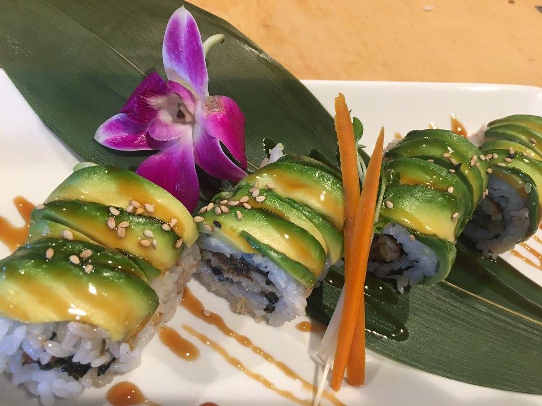 Order Caterpillar Roll food online from Sushi Studio store, Long Beach on bringmethat.com