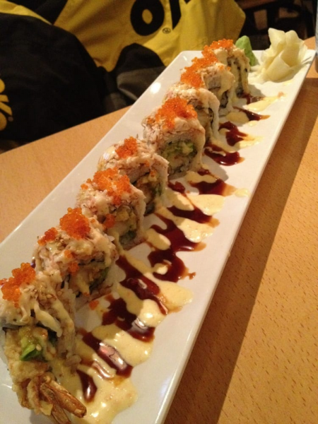 Order Winter Wonderland Roll food online from Sqwers sushi store, San Francisco on bringmethat.com