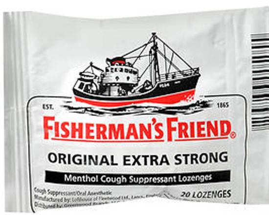 Order Fisherman's Friend- Original Extra Strong - 20 Lozenges  food online from East Cooper Family Pharmacy store, Mt Pleasant on bringmethat.com