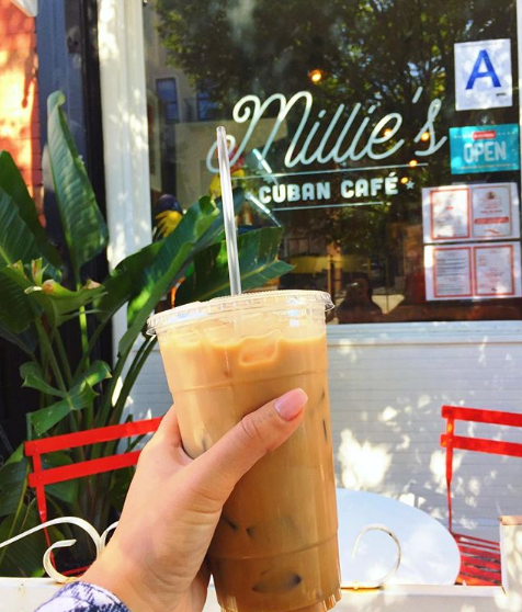 Order Iced Café Con Leche food online from Millie Cuban Cafe store, Brooklyn on bringmethat.com