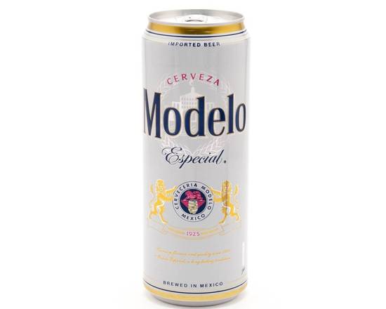 Order Modelo Especial White 24 fl oz. (ABV 4.4%)  food online from Central Liquor Market store, Los Angeles on bringmethat.com