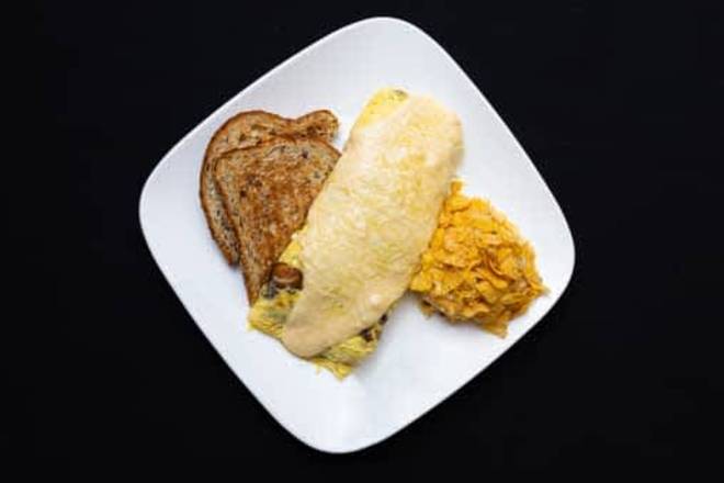 Order Mornay Omelet food online from Cheryl On 12th store, Portland on bringmethat.com